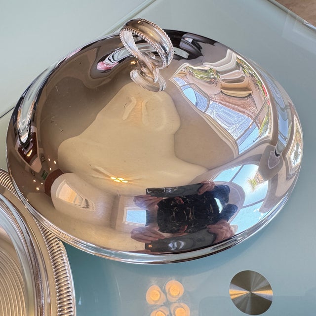 Vintage Silverplated Casserole For Sale - Image 12 of 15