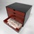 Japanese Lacquered Filing Cabinet with Five Drawers, 1980s For Sale - Image 9 of 11