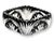 Bohemian Black Onyx "Cut to Clear" Crystal Bowl For Sale - Image 4 of 7