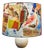 One-of-a-Kind Mixed Media Table Lamp For Sale
