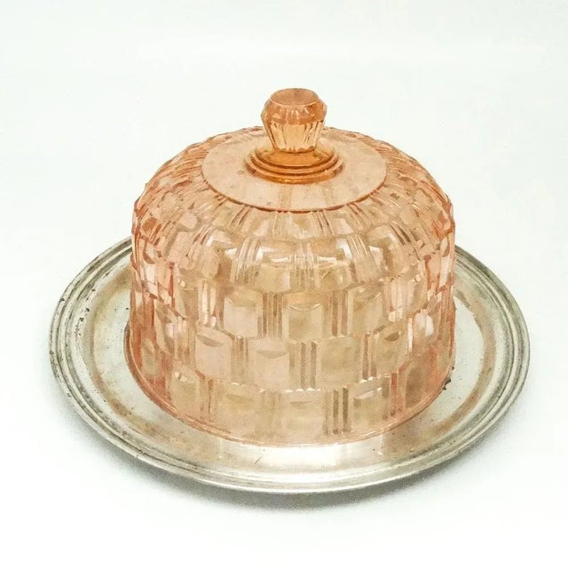 1930s Art Deco Cake Bowl, Germany, 1930s For Sale - Image 5 of 11