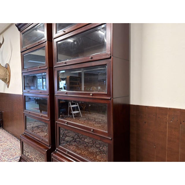 English Bookcase from Globe Wernicke For Sale - Image 10 of 14