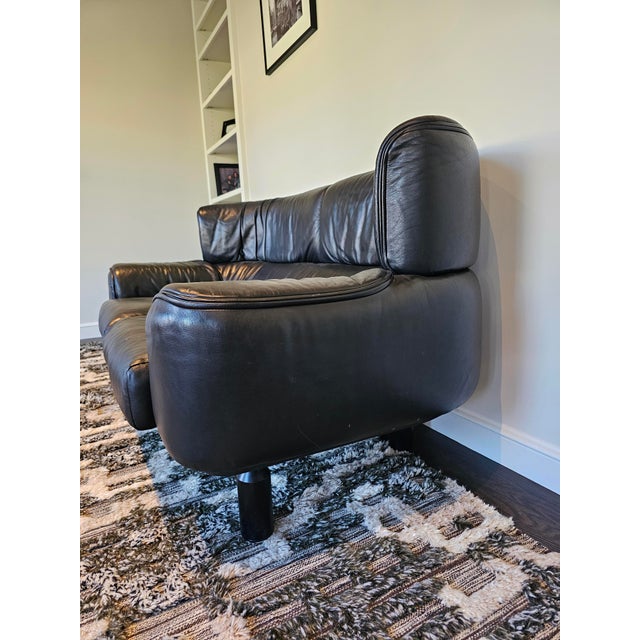 Cassina 1987 Bull Loveseat Attributed to Gianfranco Frattini for Cassina For Sale - Image 4 of 6