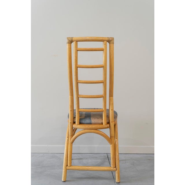 Wood Bamboo Chairs, 1970, Set of 2 For Sale - Image 7 of 8