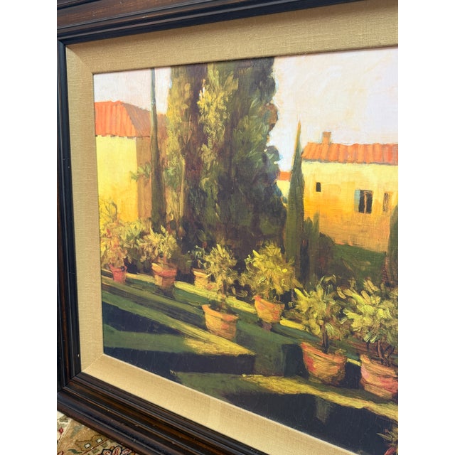 Philip Craig Verona Garden in Tuscany Giclee, Signed For Sale - Image 10 of 12