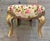 An exquisite vintage Louis XV style ottoman footstool, custom-crafted to bring a sophisticated splash of traditional...