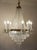 Italian Empire Style 12-Light Chandelier in Brass, Crystal and Cut Glass, 1940s For Sale - Image 15 of 15