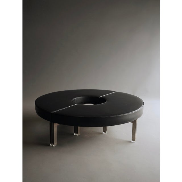 Mid-Century Round Modernist Benches, 1960s, Set of 2 For Sale - Image 13 of 15