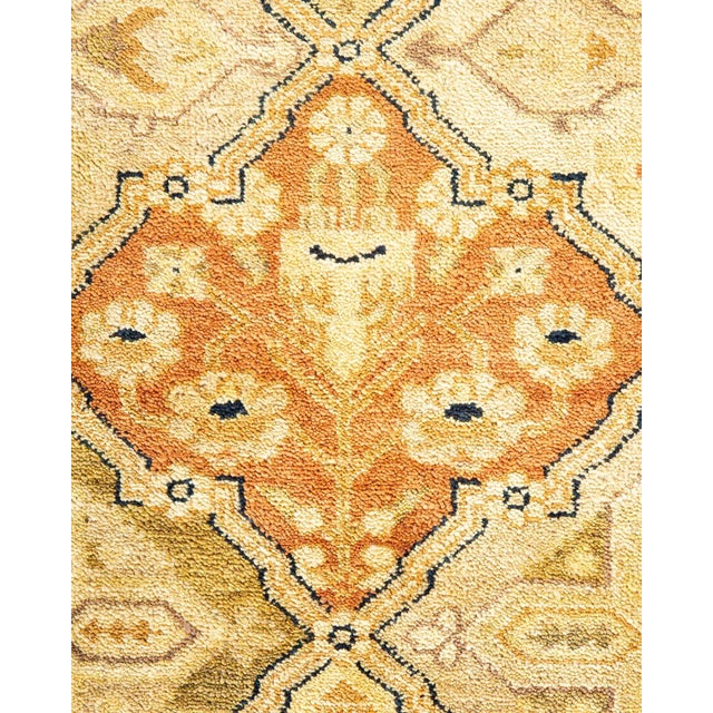 Contemporary Eclectic, One-of-a-Kind Hand-Knotted Area Rug - Brown, 9' 0" x 11' 6" For Sale - Image 3 of 8