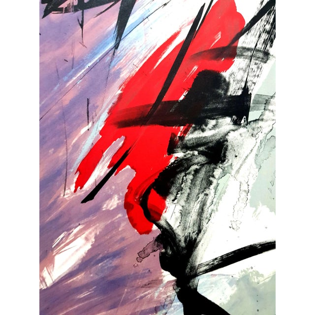 Jean Miotte - Abstract Composition - Original Signed Lithograph 1970s For Sale - Image 4 of 12