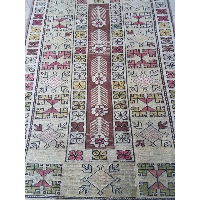 Oriental Tribal Area Rug - Sar 3 For Sale In Orlando - Image 6 of 7