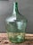 Glass Vintage Green Glass Demijohn Bottle For Sale - Image 7 of 14