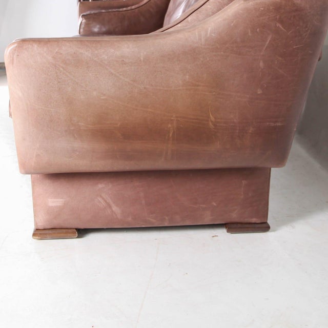 Vintage Leather Knole Sofa, 1970s For Sale - Image 11 of 16