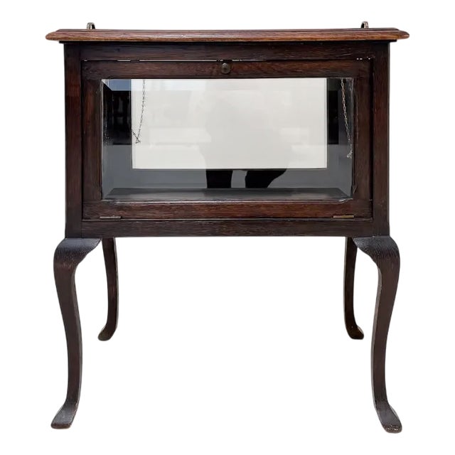 Antique Tea Display Cabinet For Sale