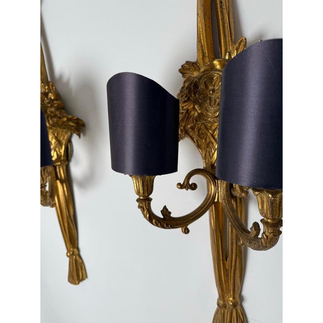 1980s Rococo Style Wall Lights, Belgium, 1980s, Set of 2 For Sale - Image 5 of 18