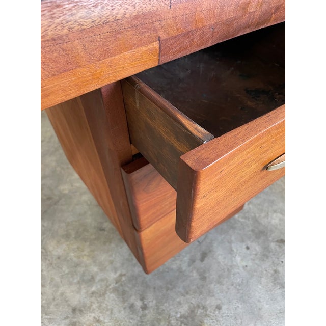 Mid Century Modern Kidney Shaped Desk For Sale - Image 10 of 12