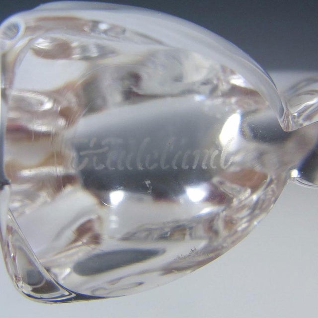 Vintage Hadeland Norway Scand Crystal Glass Squirrel Chipmonk Figure Paperweight For Sale In Monterey, CA - Image 6 of 6