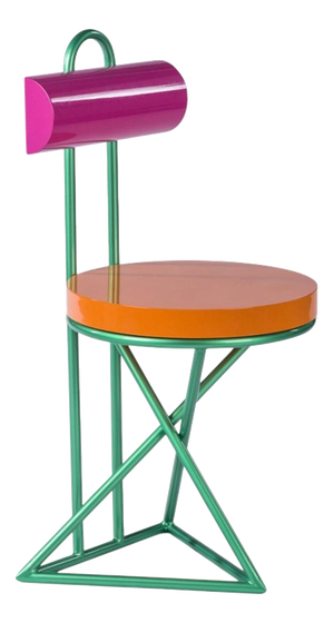 Cyber Stool in Powder-Coated Aluminum by Altreforme