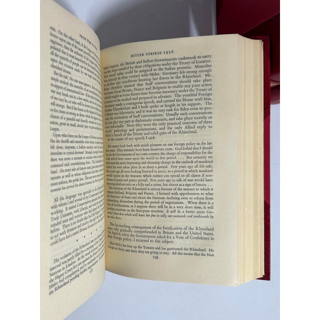 Mid 20th Century Finely Bound Volume Set, Winston Churchill's the Second World War, 1st Uk Edition - 6 Books For Sale In San Francisco - Image 6 of 7