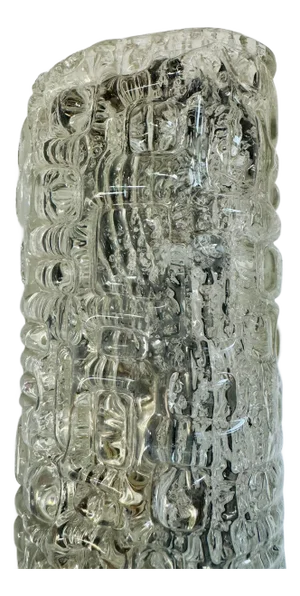 Pair of 1960s Swedish Ice Crystal Mid Century Wall Lamps