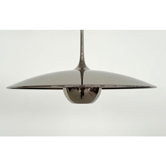 Early 21st Century Onos 55 Double Pull Pendant with Counter Weights in Nickel by Florian Schulz, 2010s For Sale - Image 5 of 14