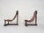 Vintage Saddle Leather Lounge Chairs, Brazil, 1960s, Set of 2 For Sale - Image 6 of 18