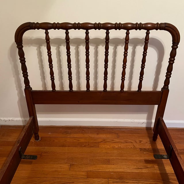 1930s Antique Jenny Lind Twin Spindle Bed Chairish