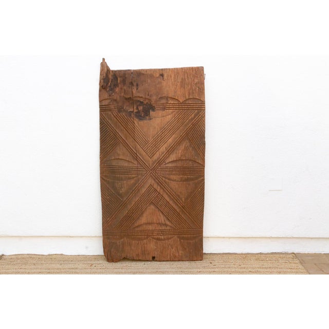 Traditional Ancient Anya Carved Medallion Igbo Door For Sale - Image 3 of 7