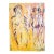 Vibrant Neo-Expressionist Figurative Painting For Sale