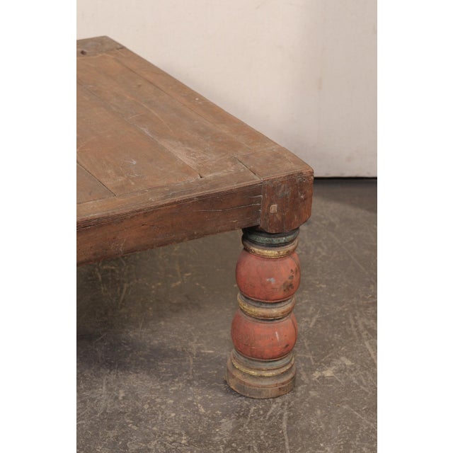 Brown Large Coffee Table or Daybed, Early 20th C. For Sale - Image 8 of 13