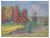 Eduards Metuzals, Autumn Road, Pastel on Paper For Sale