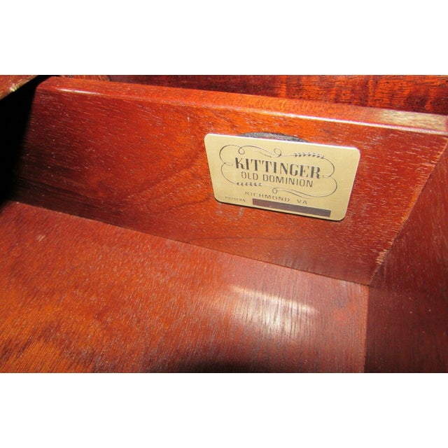 Kittinger Biggs Old Dominion Mahogany Secretary Desk Chairish