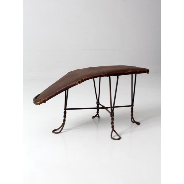 Antique Victorian Shoe Fitting Stool For Sale - Image 13 of 17