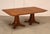 High Quality American Made Oak Rectangular Top Expandable Dining Table Mounted on Double Pedestal Base, Includes Three...