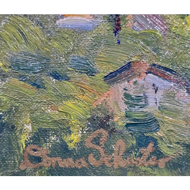 Donna Norine Schuster - 1920s View of the Hollywood Hills-Oil Painting For Sale In Los Angeles - Image 6 of 12