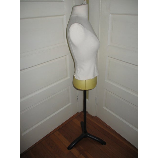 Vintage Department Store Mannequin With Black Metal Base For Sale - Image 10 of 12
