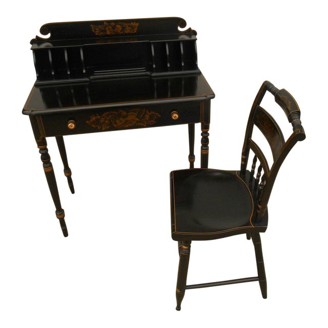 Vintage Hitchcock Desk With Matching Chair Chairish