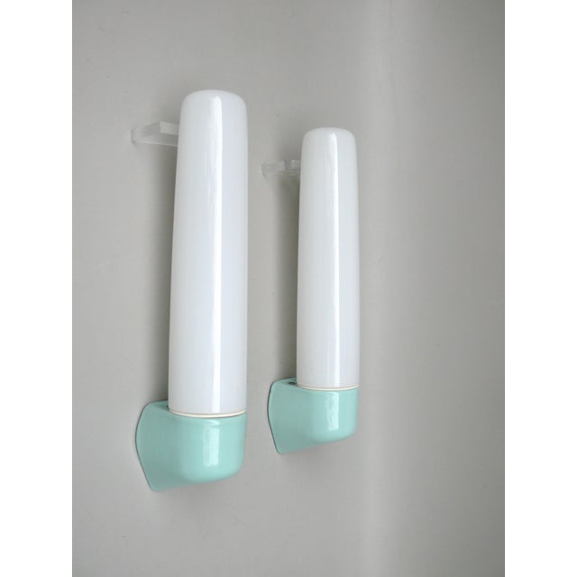 Glass Mirror Lights by Wilhelm Wagenfeld for Lindner GmbH, Bamberg, 1960, Set of 2 For Sale - Image 17 of 17
