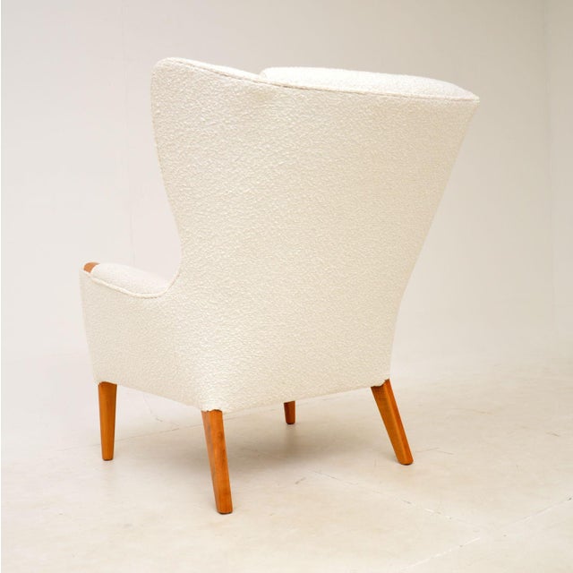 Vintage Wing Back Armchair attributed to Parker Knoll, 1960s For Sale - Image 6 of 10