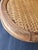 Camel Mid 20th Century Handwoven Bamboo Wicker Rug Beater For Sale - Image 8 of 16