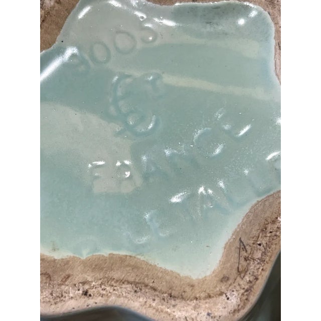Ceramic Model 9005 Vase in Celadon Green by B. Letalle for Saint Clément, 1960s For Sale - Image 6 of 7