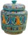 Rustic Moorish-Patterned Ceramic Lidded Jar For Sale - Image 3 of 10
