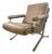 Vintage Metal and Skai Armchair, 1970s For Sale