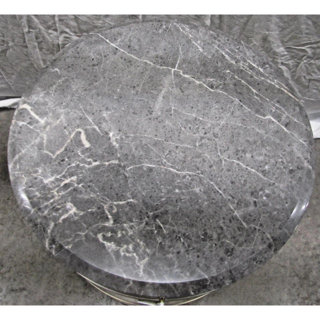 Caracole New Caracole Modern Silver Leaf Hang Around Nightstand For Sale - Image 4 of 12