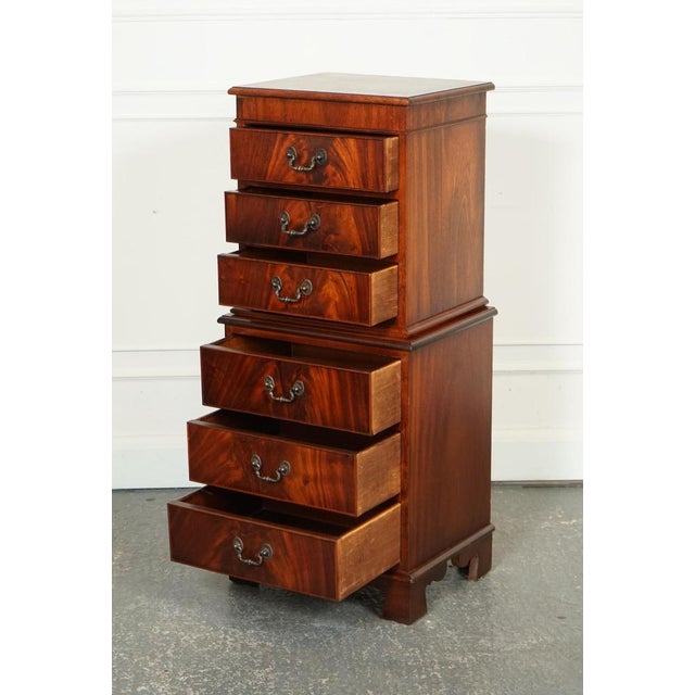 Vintage Georgian Style Tallboy with Drawers For Sale - Image 3 of 11