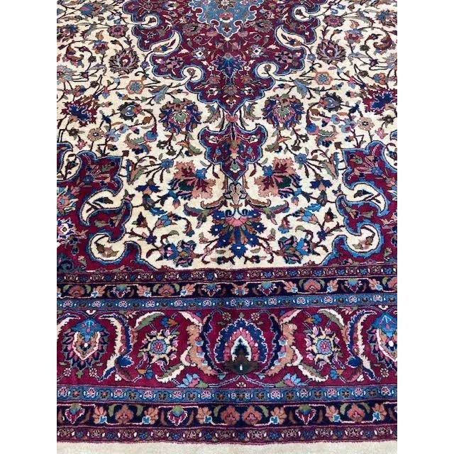 1970s 1970's Persian Khorassan Rug , 10'1" X 13'9" For Sale - Image 5 of 9