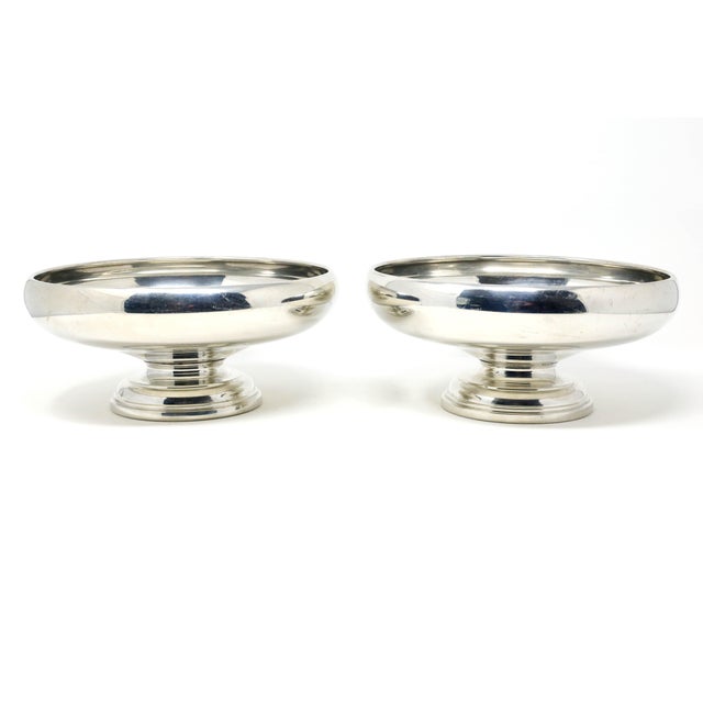 Vintage Trophy Bowls by Queens Art Pewter Brooklyn Ny a Pair Chairish