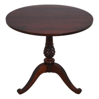 Ethan Allen Old World Treasures Round Lamp Table For Sale