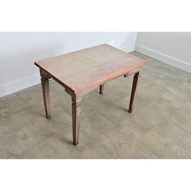 Gustavian Period 18th Century Swedish Painted Center Table For Sale In Baton Rouge - Image 6 of 12