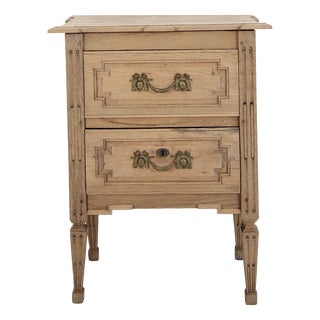 Small Neoclassical Louis XVI Oak Chest of Drawers, Late 19th Century For Sale